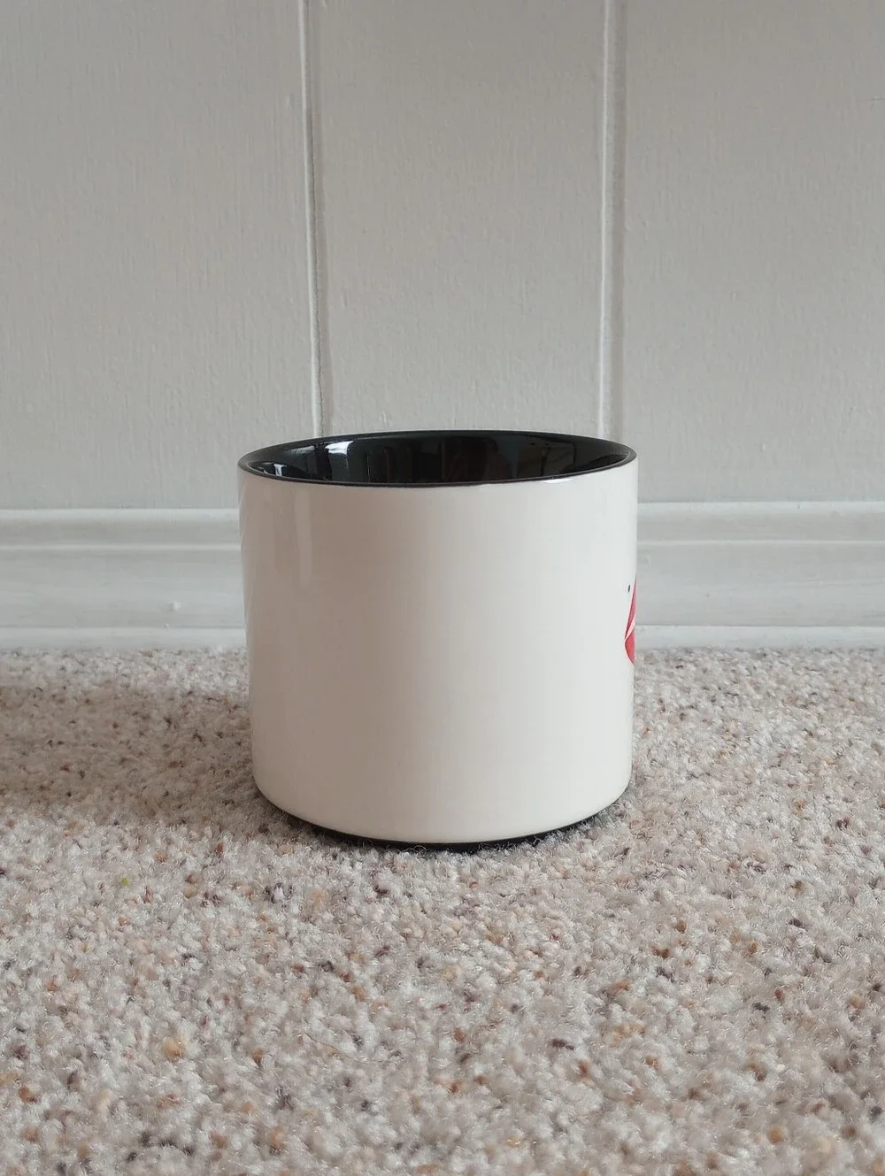 Pier 1 Imports Red Lips Kiss With Beauty Mark Coffee Mug